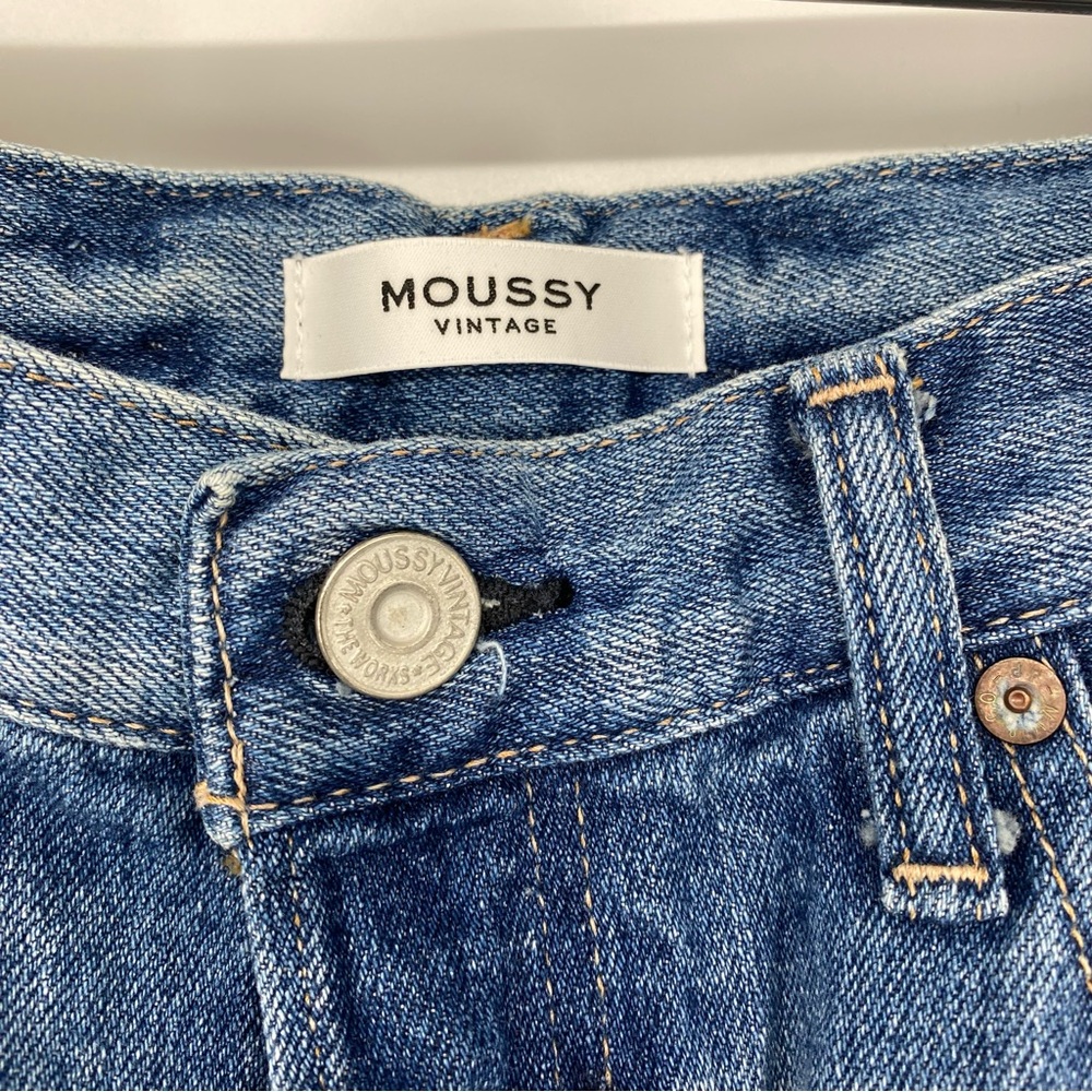 Moussy Vintage Evans Tapered Mid Jean Size 27 - Picture 8 of 9